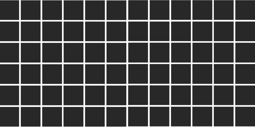 Black Tile Multi Mosaic